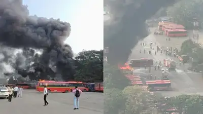 Multiple BEST buses catch fire at Mumbai's Anik Bus Depot; no casualties