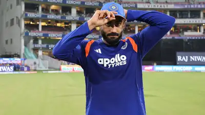Naman Dhir makes his T20I debut against West Indies in the opening game of the five-match