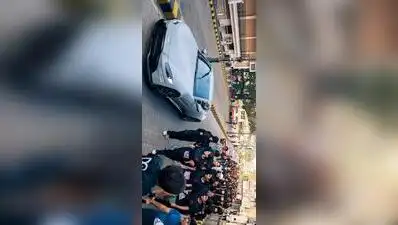 Participants in Balipu’s 5km supercar run in Mangaluru on Sunday