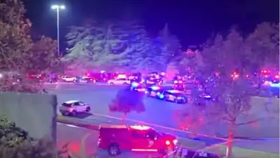 One person was killed and six others injured in a shooting at a Spirit Halloween store inside