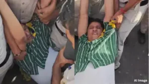 Delhi Police detained Aam Aadmi Party (AAP) workers, including Delhi unit president Saurabh