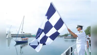 Inspector General Yoginder Dhaka, TM, Commander, Coast Guard Region (East), flagged off