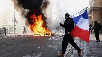 French authorities announced the deployment of around 70,000 law enforcement personnel