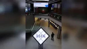 Financial markets data and information are displayed above an LSEG: The wider industry impact