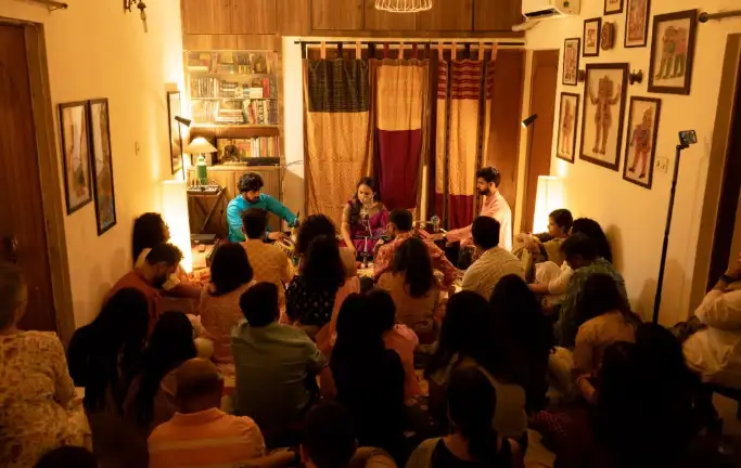But beyond the rush at pandals, supper clubs and musical baithaks offer other ways to engage