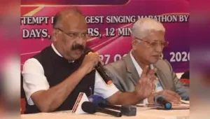 Louis J Pinto, president, Mandd Sobhann, speaks about the attempt to set a Guinness World