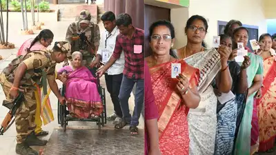 West Bengal, Tamil Nadu, Puducherry see high turnout; Assam records 76% — Assembly, Lok Sabha