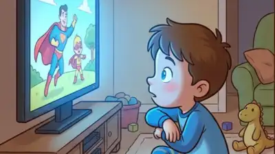 Because sitting unusually close to the TV does not damage a child's eyes by itself, but it can