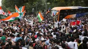 Delhi Police have issued a stern warning to demonstrators regarding the treatment of officers
