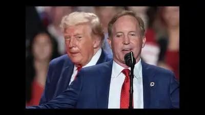 A Wall Street Journal report said Ken Paxton partied with two US fugitives in Dubai