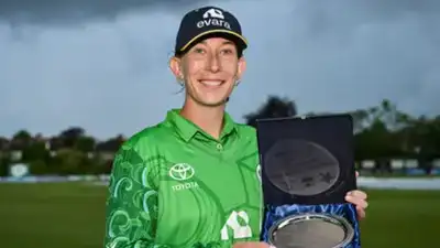 Ireland all-rounder Orla Prendergast has created history at the Women's Premier League (WPL)
