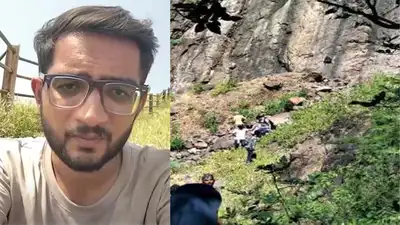Vishwaraj Gohil, a man from Bhavnagar, reportedly jumped off Konkankada cliff after recording