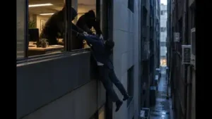 Italian banker accidentally dropped to death when thugs were dangling him out of his office
