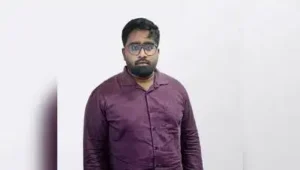 Chennai: Kanathur police on Thursday arrested a 30-year-old YouTuber, Jason Samuel Vijayakumar