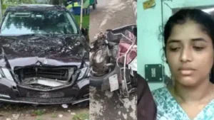 The victim's daughter questions police after father’s death in Kochi crash