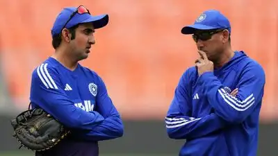 Gautam Gambhir, left, and Ajit Agarkar