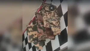 Police arrested a man posing as a Lieutenant Colonel of the Indian Army after intercepting