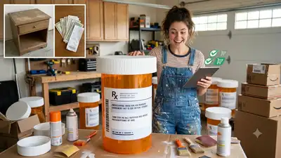 A 23-year-old spent $120 turning a free Facebook Marketplace find into a pill bottle table