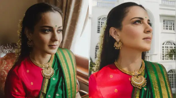 Kangana Ranaut was one of the latter in Ayodhya, where she appeared in a stunning silk lehenga