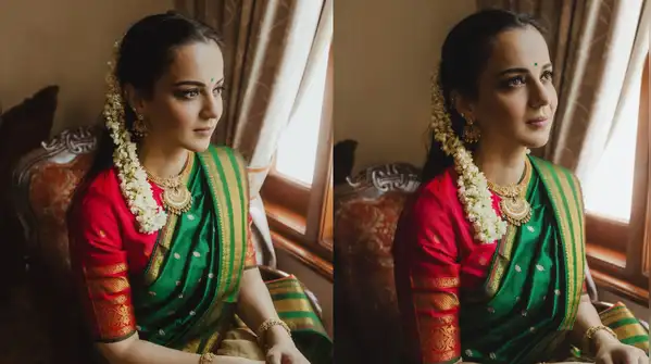 Kangana Ranaut was one of the latter in Ayodhya, where she appeared in a stunning silk lehenga