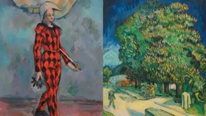 Sotheby's auction house said on Wednesday that works by Vincent van Gogh and Paul Cézanne are