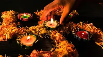 Whether you’re lighting a clay diya or using a copper, brass or steel vessel as a lamp