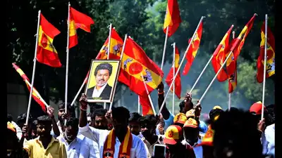 Tamil Nadu chief minister C Joseph Vijay described TVK’s Madurantakam and Dharapuram byelection