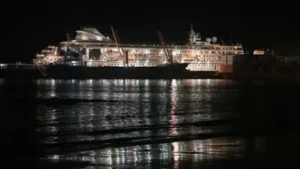 That is the reality facing more than 200 passengers aboard the MV Odyssey, a residential cruise