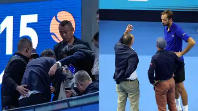 Djokovic, who himself was disqualified from the 2020 US Open after accidentally hitting a line