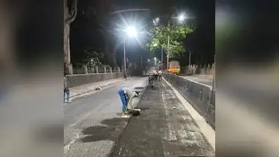 The plan was to resurface the remaining stretch in about 10 days