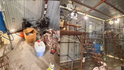 Rs 300 crore mephedrone lab busted in UP's Jalaun; DRI, ATS seize 1,102kg of drugs and chemicals