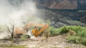 Texas landowners feared border barriers would cut off access to the Rio Grande; an October 2 court