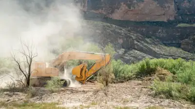 Texas landowners feared border barriers would cut off access to the Rio Grande; an October 2 court