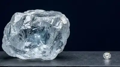 In 1905, a mine manager in South Africa pulled a 3,106-carat rough diamond from a mine wall; it