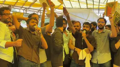 “Our organization's co-in-charge Deepak Baliyan has just been forcibly picked up by Rajasthan