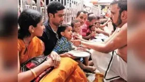 Nearly 16,000 children were initiated into the world of letters at the Panachikkad Dakshina