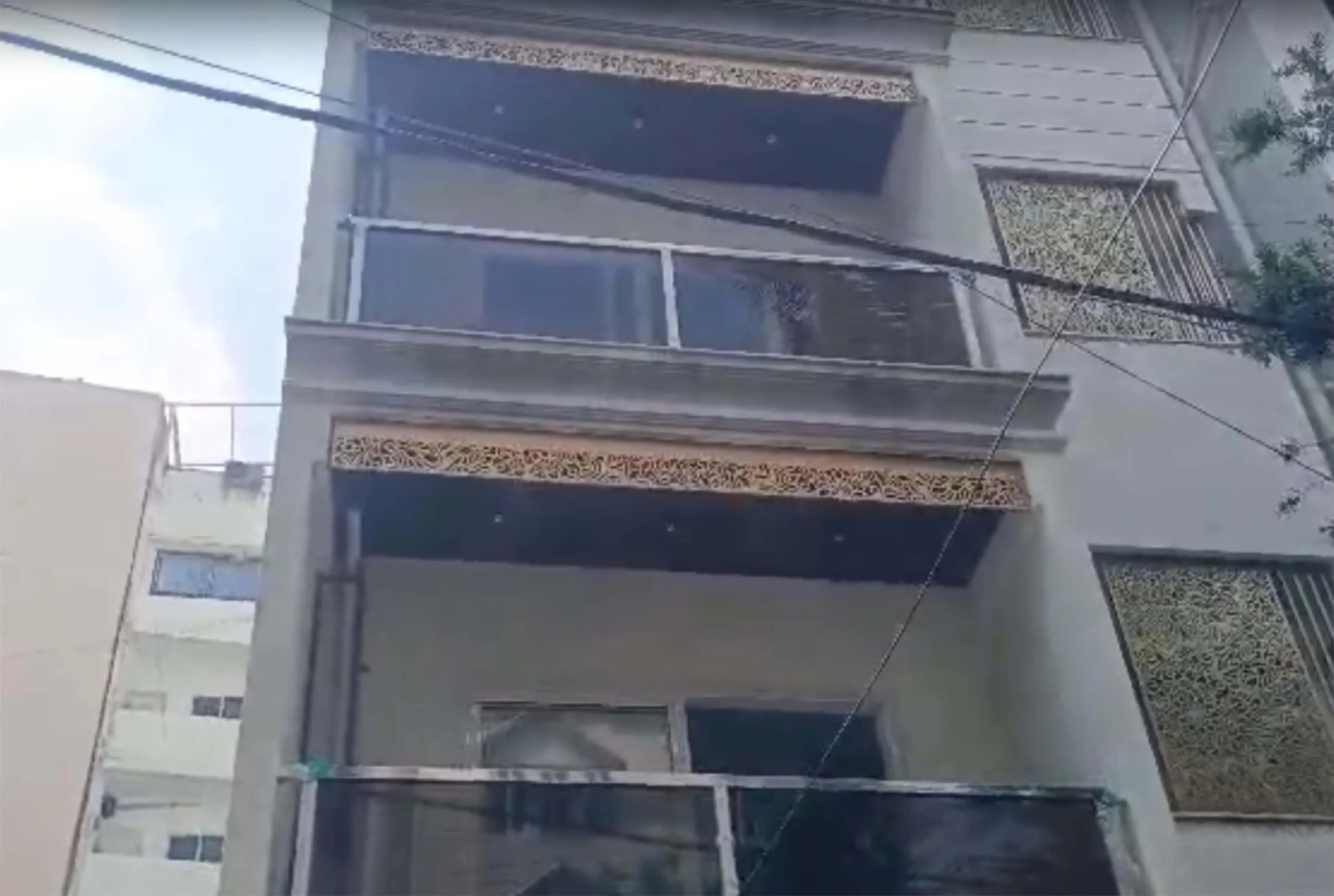 The materials involved appeared similar to those used in a crude bomb, the officer said