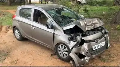 A 55-year-old farmer died and three of his family members were injured after their car went out