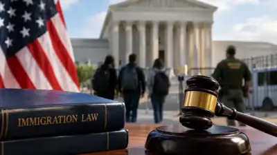 A US appeals court ruled 10-7 that immigrants detained after entering the country illegally are not