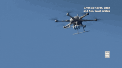 Watch: Houthis release dramatic drone strike footage from Saudi border regions
