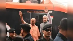 Vande Bharat Sleeper train between Varanasi and New Delhi flagged off from Banaras railway