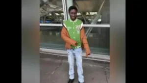 15-year-old Javits Frimpong who came to the US last year from Ghana for a better future was